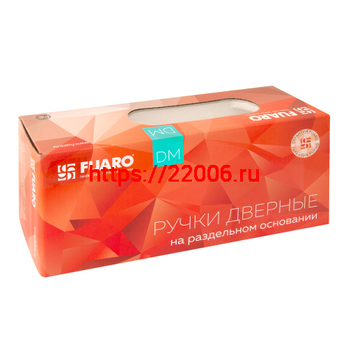 Ручка Fuaro (Фуаро) раздельная K.DM51.CRYSTAL FLASH (CRYSTAL FLASH DM) CP-8 хром фото 2