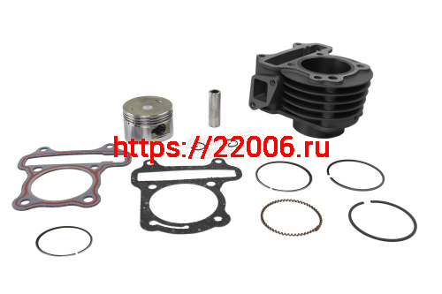 Поршневая в сборе Скутер 4х такт.(цил,порш,кольца,палец) 100см3 (50 мм) S.E.E Поршневая в сборе Скутер 4х такт.(цил,порш,кольца,палец) 100см3 (50 мм) S.E.E