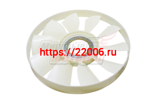 Вентилятор охлаждения 10 лопастей с ободом D-590mm Shaanxi/Shacman (VG1500060447) Вентилятор охлаждения 10 лопастей с ободом D-590mm Shaanxi/Shacman (VG1500060447)