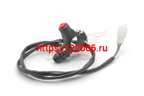 Переключатель руля левый АВАРИЙКА (2 контакта, 2pin разъем папа)  CASPER, BINGO