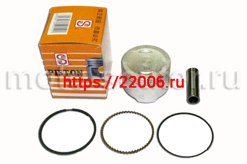 Поршень в сборе SEE 139QMB 4т GY6-80cc d-47 std стандартный Поршень в сборе SEE 139QMB 4т GY6-80cc d-47 std стандартный