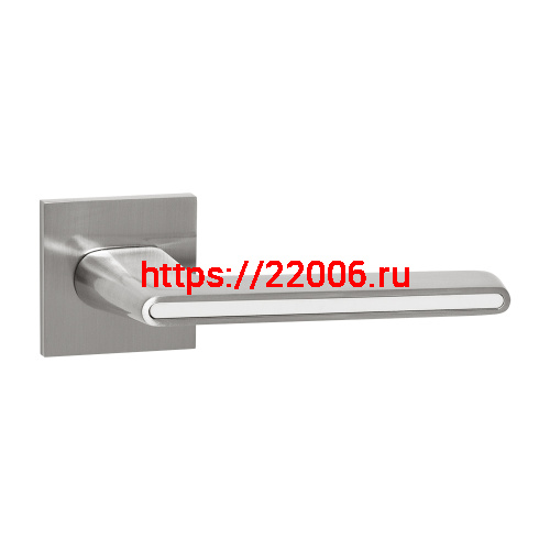 Ручка Ajax (Аякс) раздельная K.JS51.STICK SN/WH-19 матовый никель/белый Ручка Ajax (Аякс) раздельная K.JS51.STICK SN/WH-19 матовый никель/белый