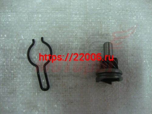 Храповик кикстартера Honda Tact 50 тип 1 (Dюбки=27 мм,Hюбки=12 мм,3 зацепа,7 левых витков)