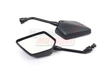 Зеркала (147) пласт. пятиугольные (стрелка), d10, скутер