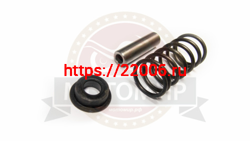 Ремкомплект головки МБ-8Д (пружина клапана, направляющая клапана, тарелка клапана) фото 2