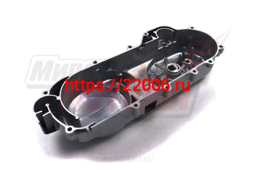 Крышка картера левая (вариатора) (139QMB) голая R12" серебристая фото 3