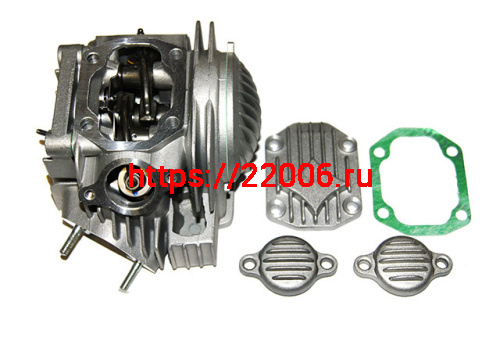 Головка цилиндра в сборе YX140 (клапана, рокера, распредвал. крышки, свеча) Головка цилиндра в сборе YX140 (клапана, рокера, распредвал. крышки, свеча)