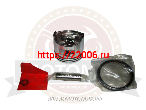 Поршень 152F (GX100) 52мм (поршень, кольца, палец d10мм, стопорные кольца)(13311+13400+13312+13313) Поршень 152F (GX100) 52мм (поршень, кольца, палец d10мм, стопорные кольца)(13311+13400+13312+13313)