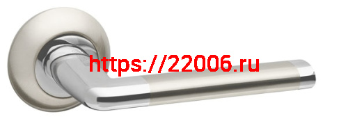 Ручка Fuaro (Фуаро) раздельная R.RM54.TEMPO (TEMPO RM) SN/CP-3 матовый никель/хром Ручка Fuaro (Фуаро) раздельная R.RM54.TEMPO (TEMPO RM) SN/CP-3 матовый никель/хром