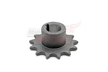 Звезда ведущая 13z мотобуксировщика (d=22мм, шаг 15,875, шпонка 6мм)
