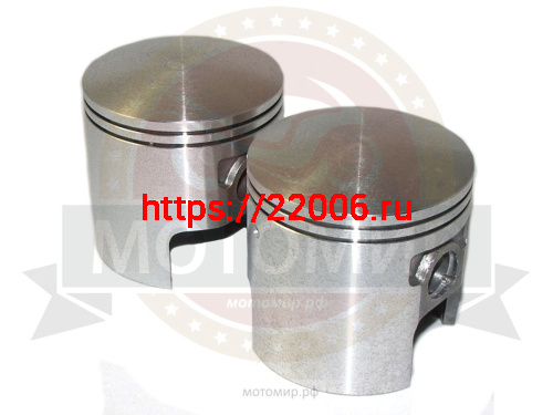 Поршень Буран (Чехия) узкие кольца диам. 76 мм (пара)
