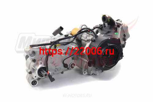 Двигатель 157QMJ (GY6) 149,5см3 (реверс, руч. стартер, масл. радиатор, патрубки) ATV150/ T150 фото 2