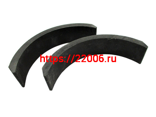 Накладка тормозной колодки толстая (гнутая) Муравей Накладка тормозной колодки толстая (гнутая) Муравей