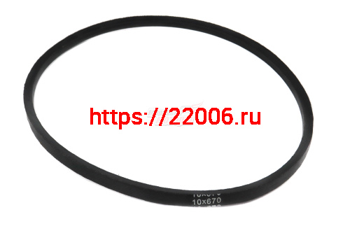 Ремень Z(O)-670 (10*670) для снегоуборщика KCM21 (2014 г.в.), KCM24 (2014 г.в.) (привода колёс)