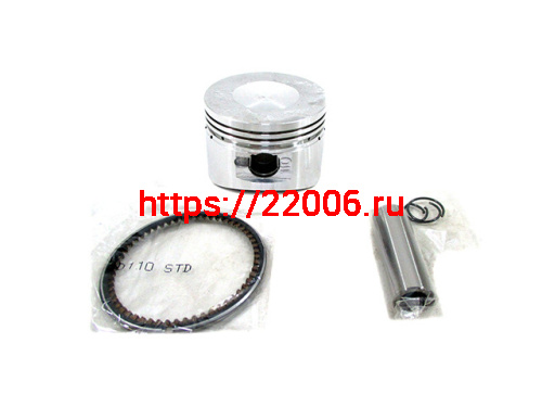 Поршень в сборе двигателя 154FMI TTR125 52.4 мм p-13 Поршень в сборе двигателя 154FMI TTR125 52.4 мм p-13