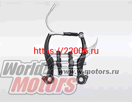 Тормоз v-brake алюминиевый (набор передний+задний) "ALHONGA" без ручек и тросиков,черный (HJ-811AD7) Тормоз v-brake алюминиевый (набор передний+задний) "ALHONGA" без ручек и тросиков,черный (HJ-811AD7)