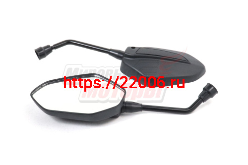 Зеркала (134) пласт. семиугольные, d8, скутер