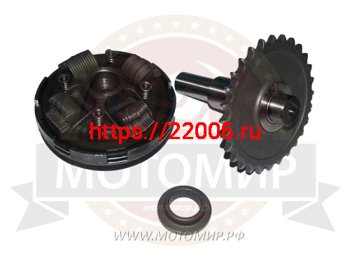Барабан сцепления LIFAN 173-190F-R в сборе (21000) Барабан сцепления LIFAN 173-190F-R в сборе (21000)