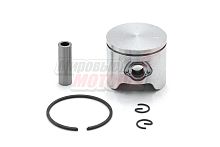 Поршень Husqvarna 350 в сборе (+палец+кольца+стоп.кольца) 44мм