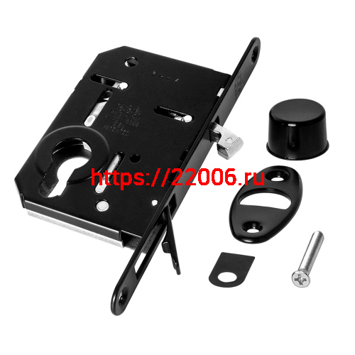 Корпус AGB (АГБ) врезного замка под цилиндр для раздвижных дверей SCIVOLA TRE B08982.50.93 (черный) фото 2 Корпус AGB (АГБ) врезного замка под цилиндр для раздвижных дверей SCIVOLA TRE B08982.50.93 (черный) фото 2