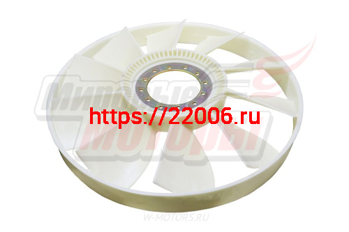 Вентилятор охлаждения 10 лопастей с ободом D-590mm HOWO (VG1500060447) фото 2 Вентилятор охлаждения 10 лопастей с ободом D-590mm HOWO (VG1500060447) фото 2