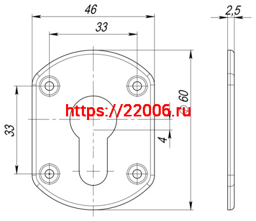 Декоративная Fuaro (Фуаро) накладка ESC031-AB-7 (МАТОВАЯ БРОНЗА) на цилиндр (2 шт) фото 2 Декоративная Fuaro (Фуаро) накладка ESC031-AB-7 (МАТОВАЯ БРОНЗА) на цилиндр (2 шт) фото 2