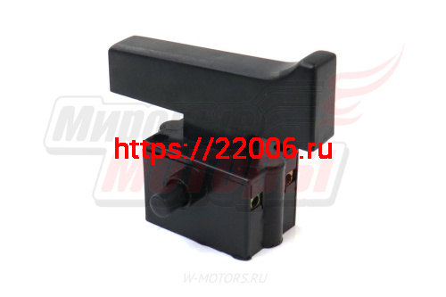 Выключатель (№179) клавиша Гусь короткий с тонким фиксатором фото 3