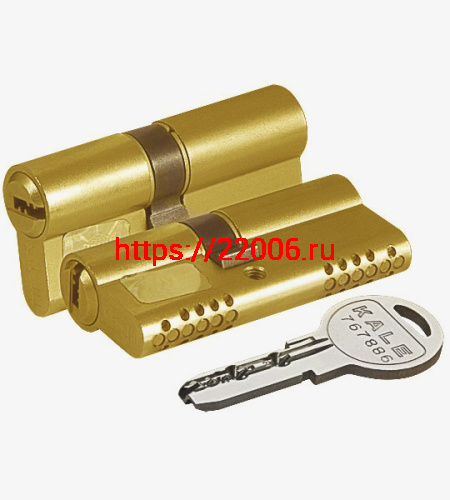 Цилиндровый Kale kilit (Кале килит) механизм 164 OBS SNE/80 (30+10+40) mm латунь 5 кл.