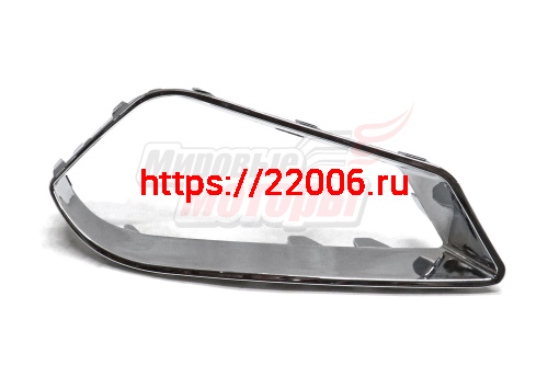 Рамка ПТФ левая хром Tiggo 5 (T21-2803615) Рамка ПТФ левая хром Tiggo 5 (T21-2803615)