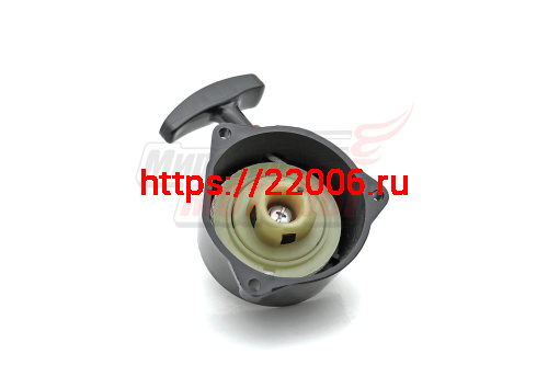 Стартер в сборе мотокосы 328 (3 отв.) (плавный пуск)