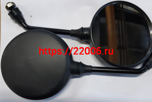 Зеркала заднего вида №67 пластик черный литой корпус М10 (короткая ножка) (Ява) Зеркала заднего вида №67 пластик черный литой корпус М10 (короткая ножка) (Ява)