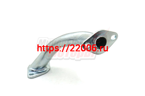 Патрубок карбюратора Delta, Zodiak, ОВ-70 (впуск.коллектор) длинный, сталь (d19мм) ХРОМ Патрубок карбюратора Delta, Zodiak, ОВ-70 (впуск.коллектор) длинный, сталь (d19мм) ХРОМ