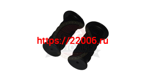 Грипсы детские 80мм, резина (d-22,2), с фланцами,с закрытым концом, черн.HUALONG фото 3 Грипсы детские 80мм, резина (d-22,2), с фланцами,с закрытым концом, черн.HUALONG фото 3