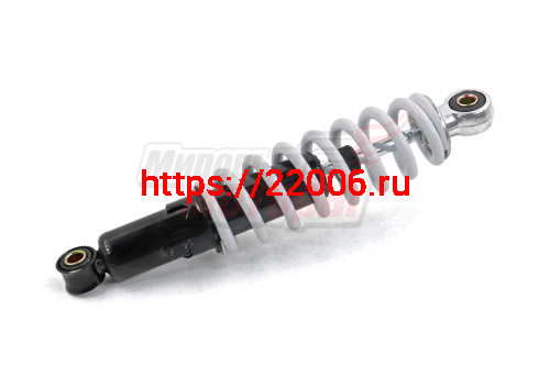Амортизатор зад. L-270, D1-23, d1-10, Н1-20, D2-19, d2-10, Н2-20 черный ZERO, SKELETON