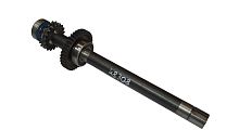 Вал ведомый машинокомплекта Лидер-Альфа 3 в сборе (длинный) с подшипниками