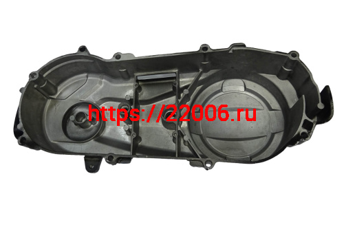Крышка картера GY6-125/150 АТV вариатора левая в сборе с пусковым устр-ом 157QMJ (1101) короткая 10 фото 2
