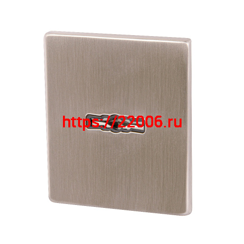 Накладка Armadillo (Армадилло) на сувальдный замок ESC.S-auto.USS/K (PS Protector/USS) SN матовый никель