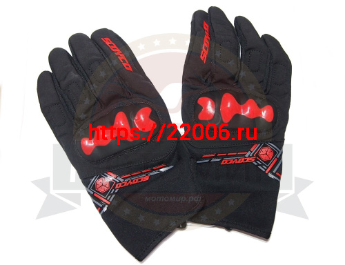 Перчатки SCOYCO (оригинал) MC-107, черные, р-р XL Перчатки SCOYCO (оригинал) MC-107, черные, р-р XL