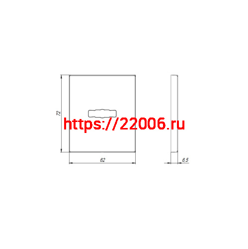 Накладка Armadillo (Армадилло) на сувальдный замок ESC.S-auto.USS/K (PS Protector/USS) BL черный фото 3