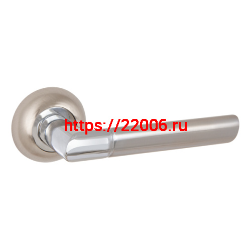 Ручка Punto (Пунто) раздельная R.ZR54.UNI (UNI ZR) SN/CP-3 матовый никель/хром Ручка Punto (Пунто) раздельная R.ZR54.UNI (UNI ZR) SN/CP-3 матовый никель/хром