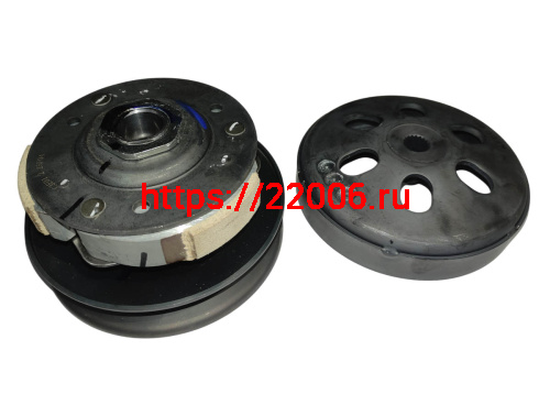 Муфта сцепления GY6-180 1P62F WD180 в сборе (157F.10.200)