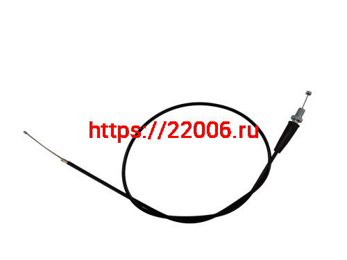 Трос газа L-1130мм, ход-100мм, Fighter125, прямой резьба на 10 мм Трос газа L-1130мм, ход-100мм, Fighter125, прямой резьба на 10 мм