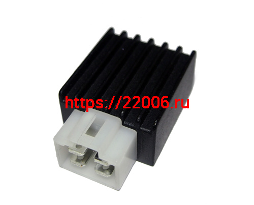 Реле регулятор 4 конт. малый GY6-50 (GY6-125-516)(GY6-125-04R) (АЛЬФА) Реле регулятор 4 конт. малый GY6-50 (GY6-125-516)(GY6-125-04R) (АЛЬФА)