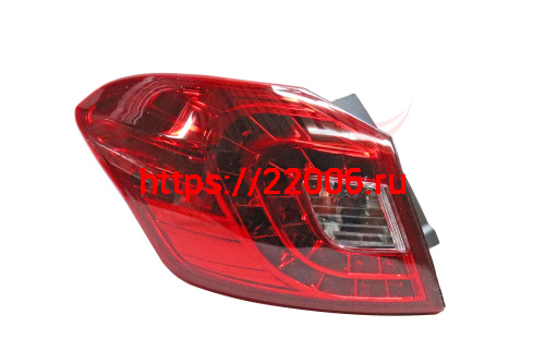 Фонарь задний левый на крыле Tiggo 5 (T21-4433010) Фонарь задний левый на крыле Tiggo 5 (T21-4433010)