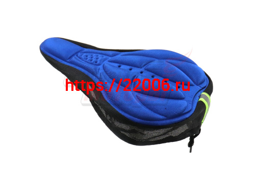 Чехол седла Вело (гель),синий верх Чехол седла Вело (гель),синий верх