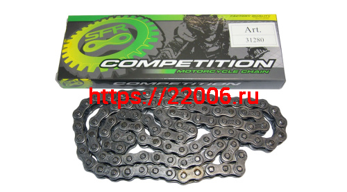 Цепь (428H) SFR -100 зв. приводная усиленная, Альфа, Нитро, "Monster", цветная коробочка (Н) Цепь (428H) SFR -100 зв. приводная усиленная, Альфа, Нитро, "Monster", цветная коробочка (Н)