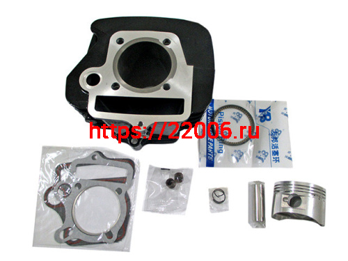 Цилиндро - поршневая группа алюминиевая TTR125 d-52.4 мм 125cc pin-13 Цилиндро - поршневая группа алюминиевая TTR125 d-52.4 мм 125cc pin-13