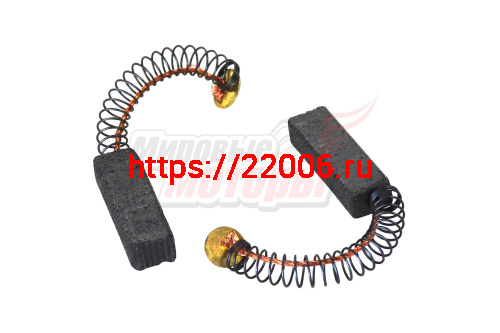 Щетки (№422) (6х8х25) к пылесосу "Уралец" d.7,0 кр.пятак