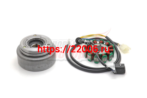 Зажигание в сборе с маховиком 166FMM (CB250) (12 кат.) 160W