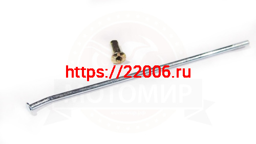 Спица Ява с нипелем 18" (уп. 36 шт)